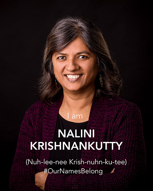 Dr. Nalini Krishnankutty headshot